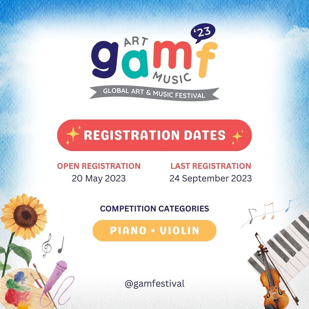 Global Art & Music Classic Festival 2023 Piano and Violin Competition